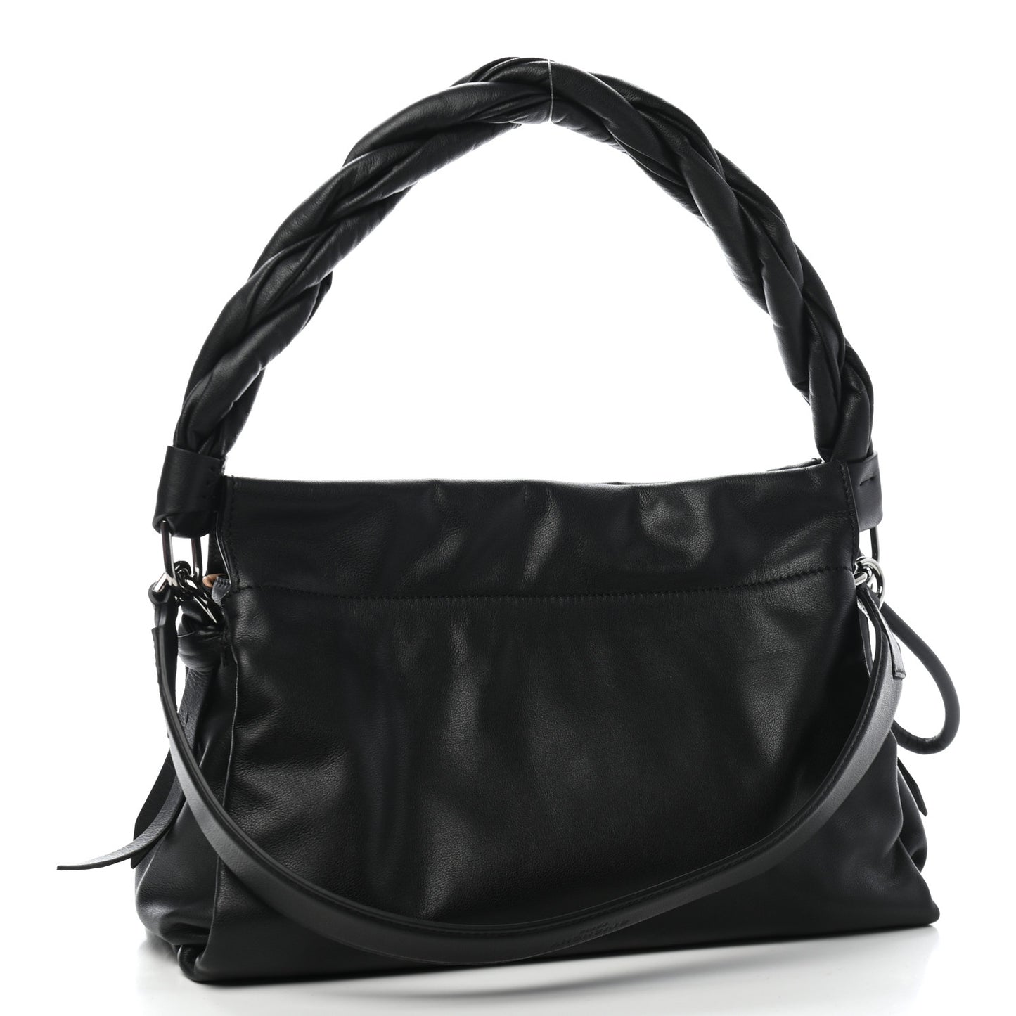 Calfskin Medium ID93 Satchel Black