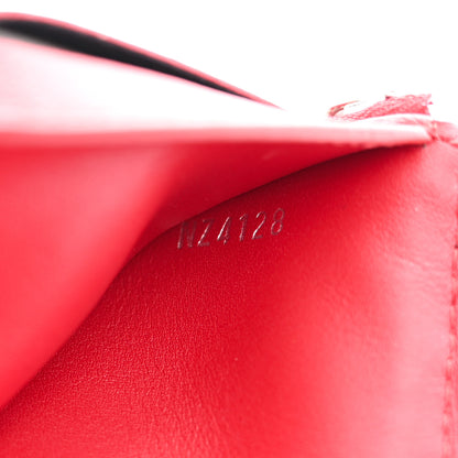 Louis Vuitton Calfskin New Wave Compact Wallet Rouge 7 of 10