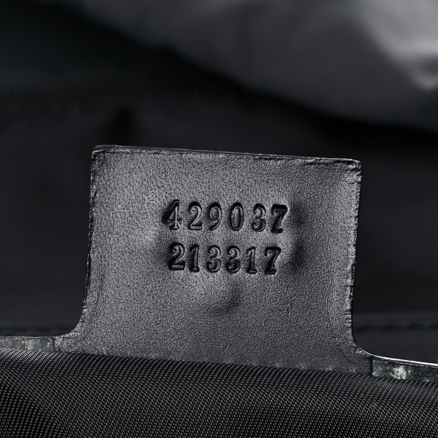 Techno Canvas Web Double Buckle Backpack Black