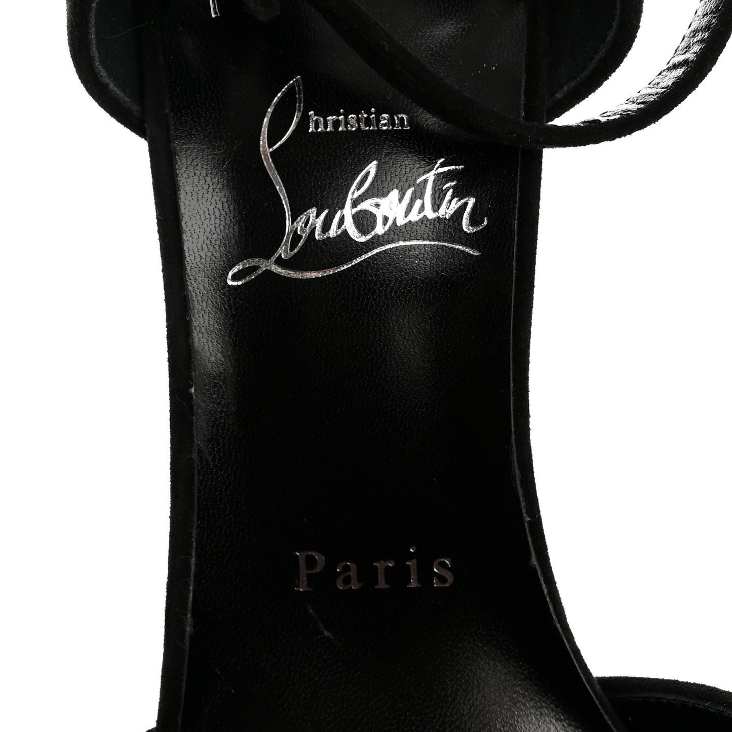 Veau Velours Astrida Bride 100 Pumps 39.5 Black