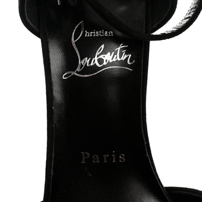 Christian Louboutin Veau Velours Astrida Bride 100 Pumps 39.5 Black 8 of 11
