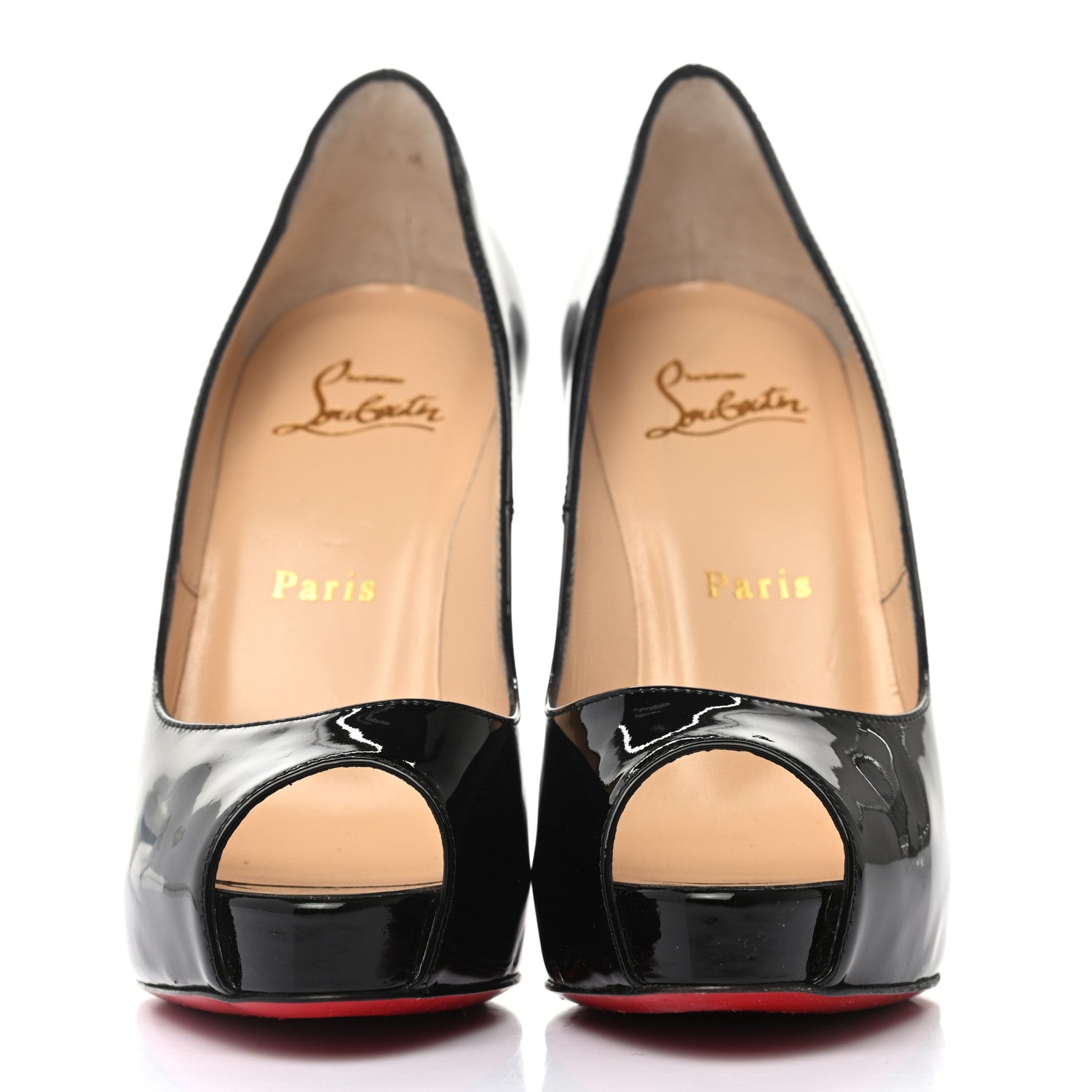 Christian Louboutin Patent New Very Prive 120 Pumps 36 Black 2 of 8