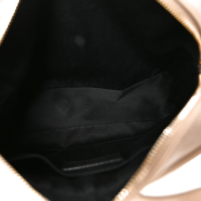 Saint Laurent Calfskin Matelasse Monogram Lou Camera Bag Dark Beige 4 of 10