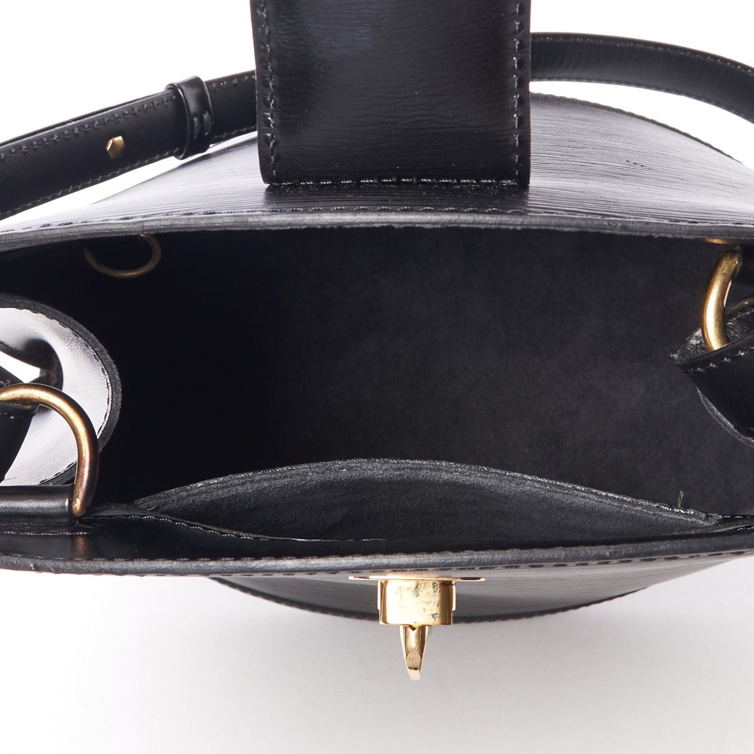 Louis Vuitton Epi Cluny Black 7 of 8