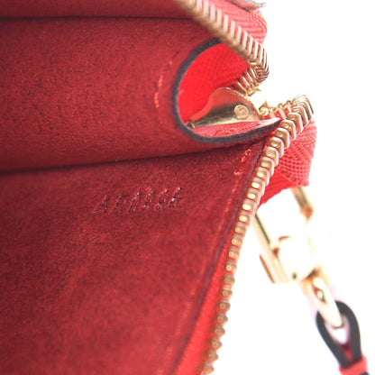 Louis Vuitton Epi Pochette Accessories 21 Castillan Red 6 of 10