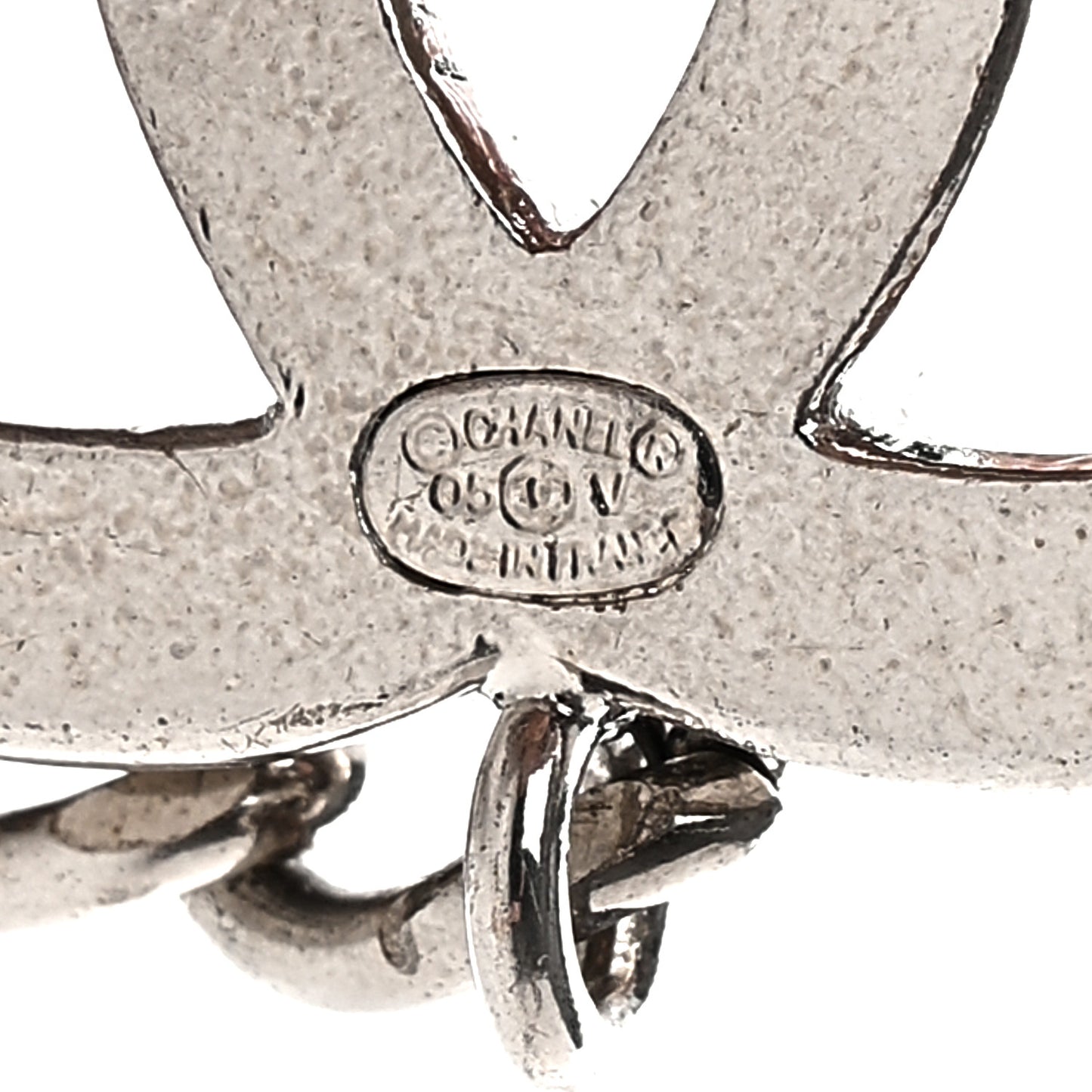 Enamel CC Ceinture Fantai Adjustable Belt Silver Black