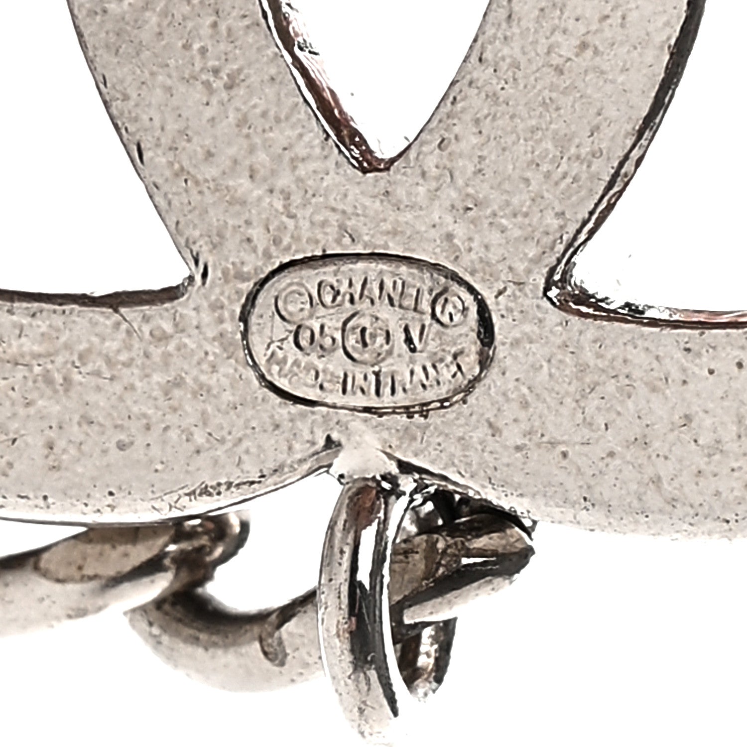 Chanel Enamel CC Ceinture Fantai Adjustable Belt Silver Black 3 of 4