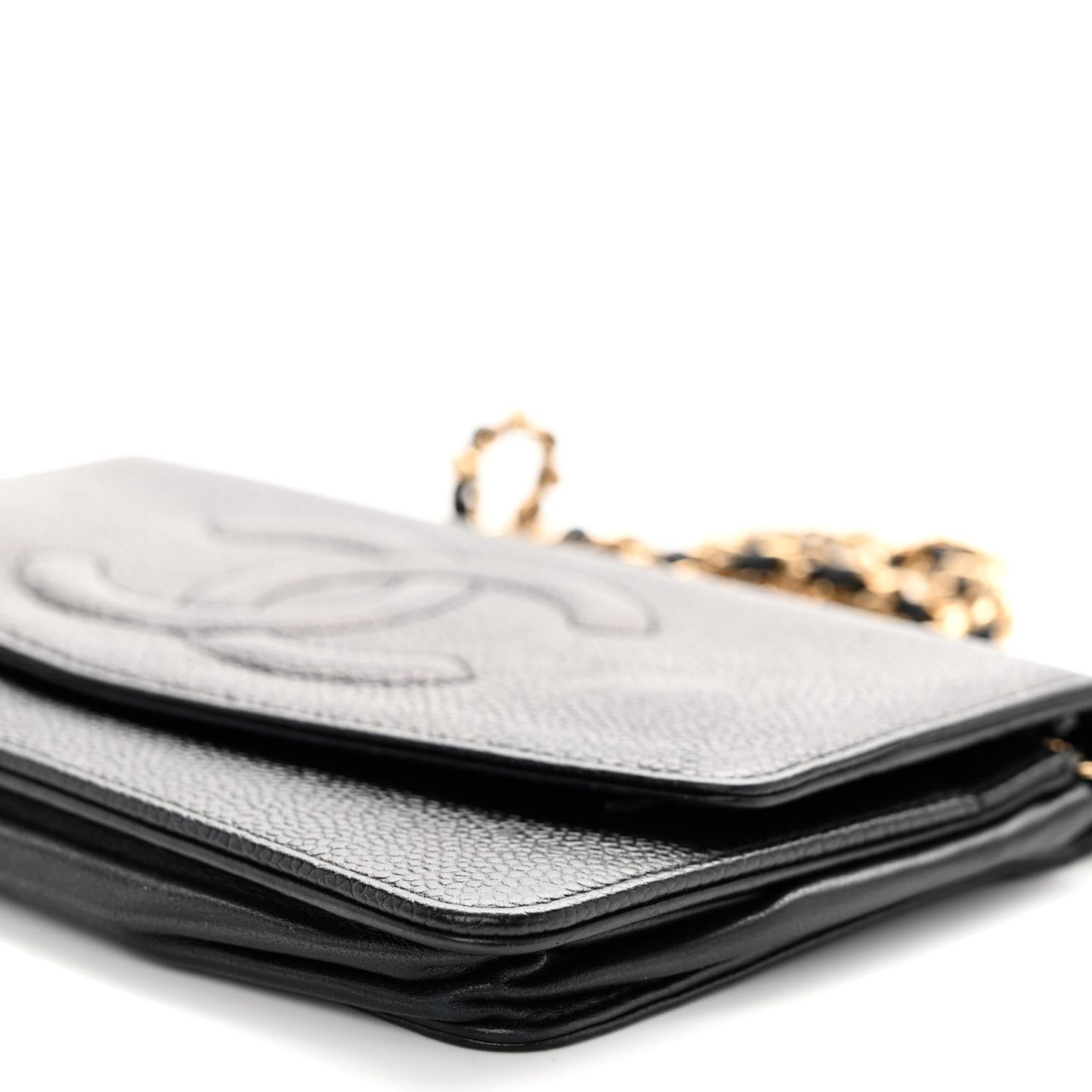 Caviar Timeless CC Wallet on Chain WOC Black