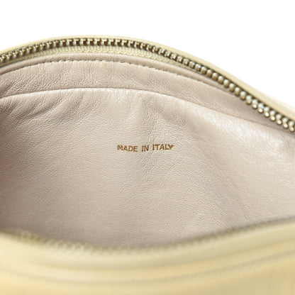 Chanel Patent Quilted Tassel Camera Case Beige 6 of 16