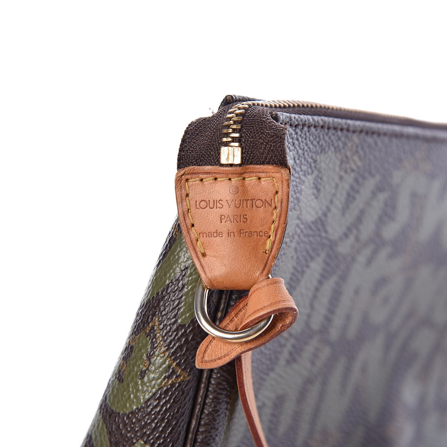 Monogram Graffiti Pochette Accessories Kaki