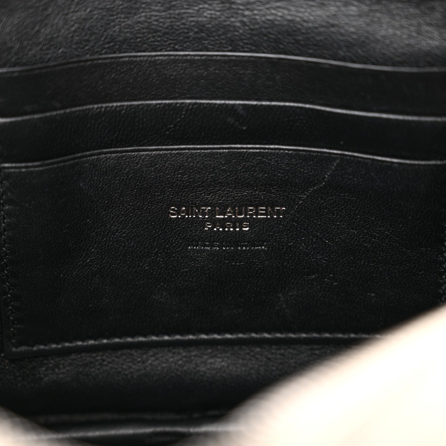 Calfskin Crocodile Embossed Monogram Mini Lou Camera Bag Crema Soft