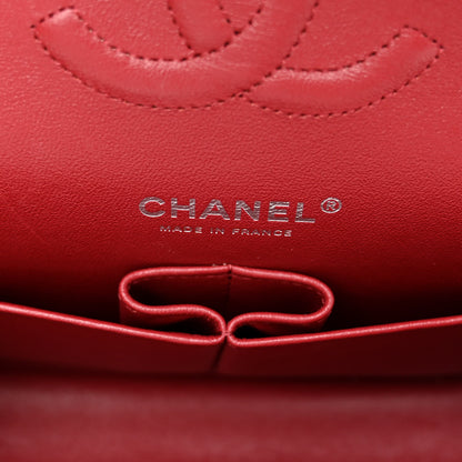 Chanel Caviar Quilted Medium Double Flap Dark Red 6 of 10