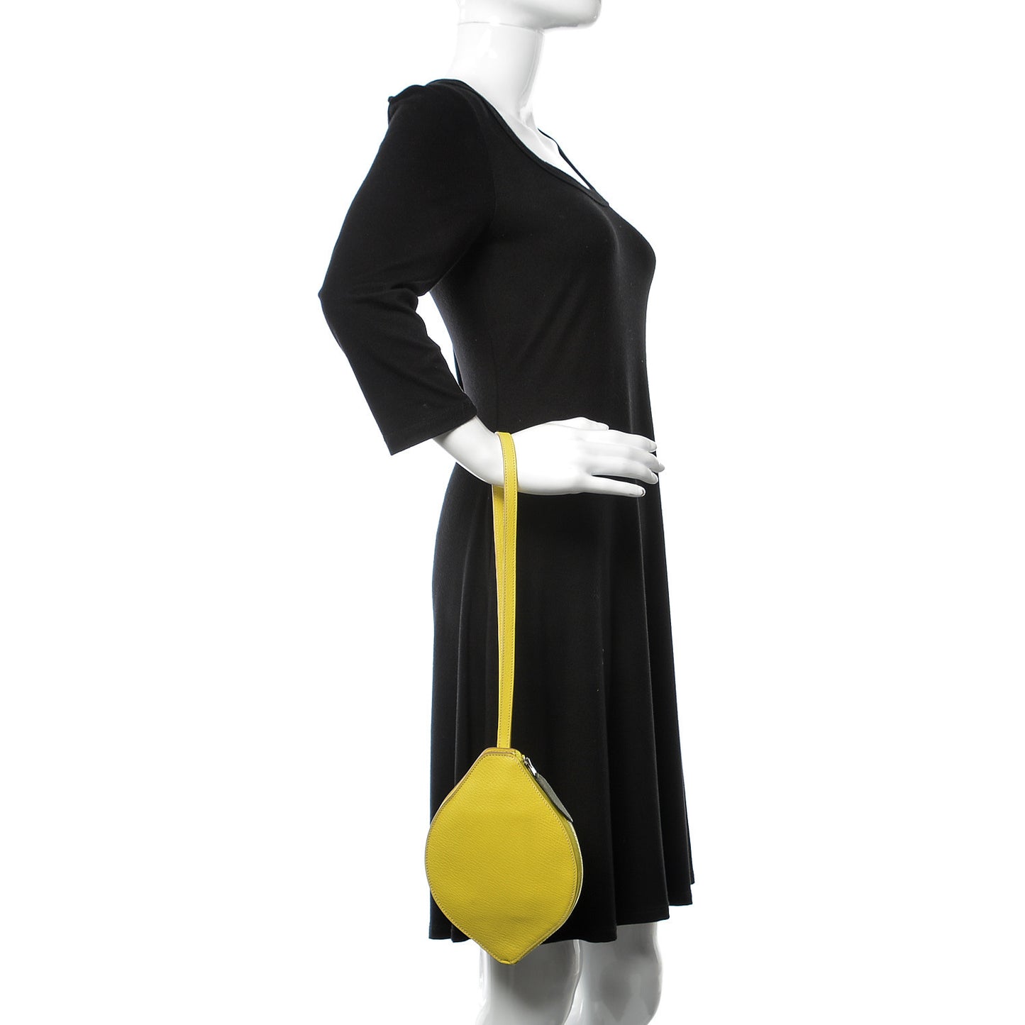 Chevre Mysore Tutti Frutti Citron Clutch Lime