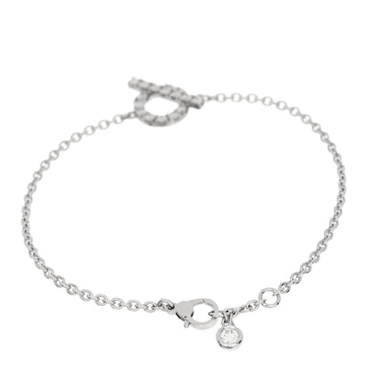 Hermes 18K White Gold Diamond Finesse Bracelet ST 3 of 4