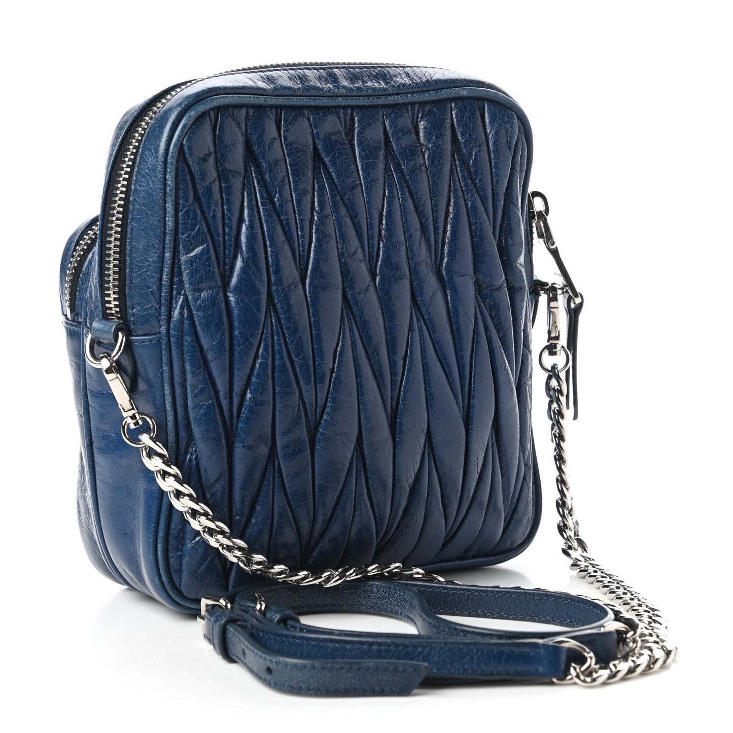 Matelasse Lux Crossbody Cobalto