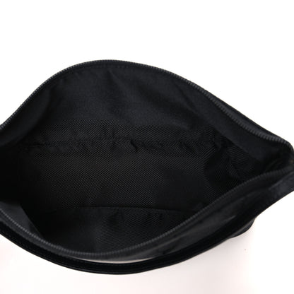 Gucci Denim Monogram Boat Pochette Black 5 of 10