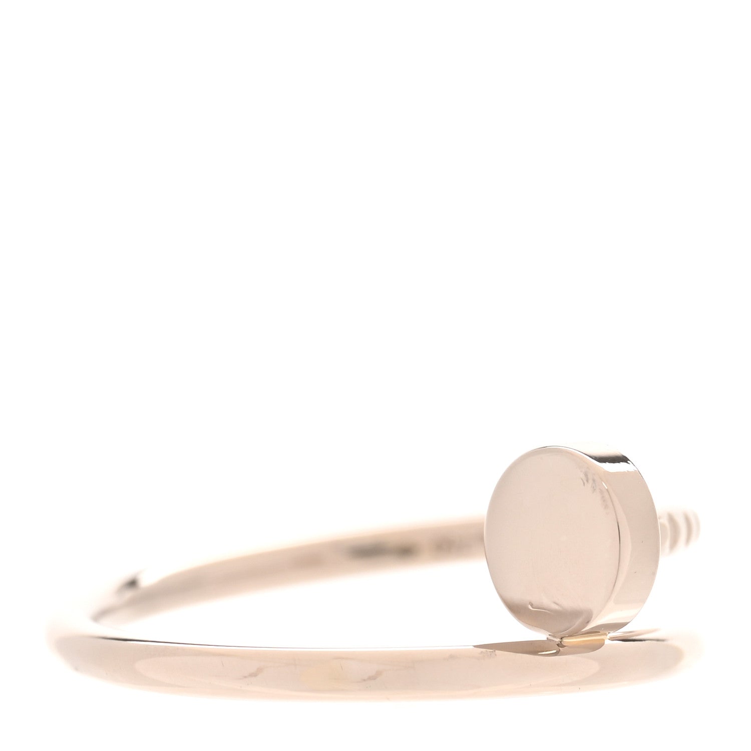 Cartier 18K White Gold Small Juste Un Clou Ring 52 6 4 of 6