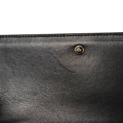 Balenciaga Calfskin Losange Monogram Embossed Medium Sharp Top Handle Bag Black 10 of 11