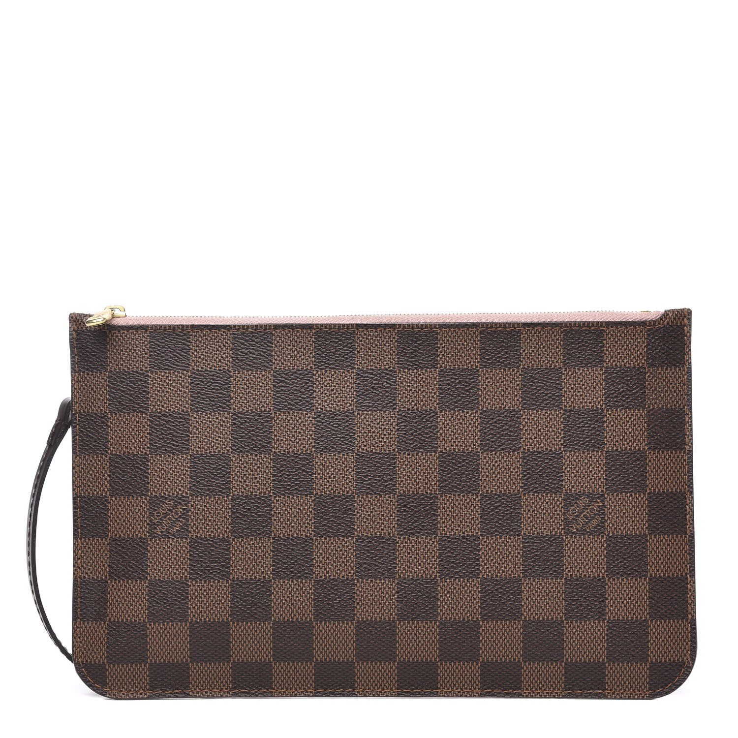 Louis Vuitton Damier Ebene Neverfull MM GM Pochette Rose Ballerine 1 of 9
