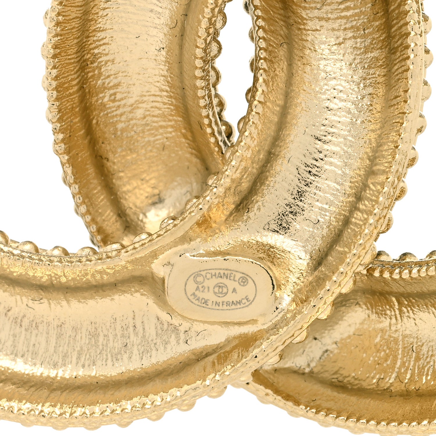 Chanel Enamel CC Brooch Black Gold 4 of 4