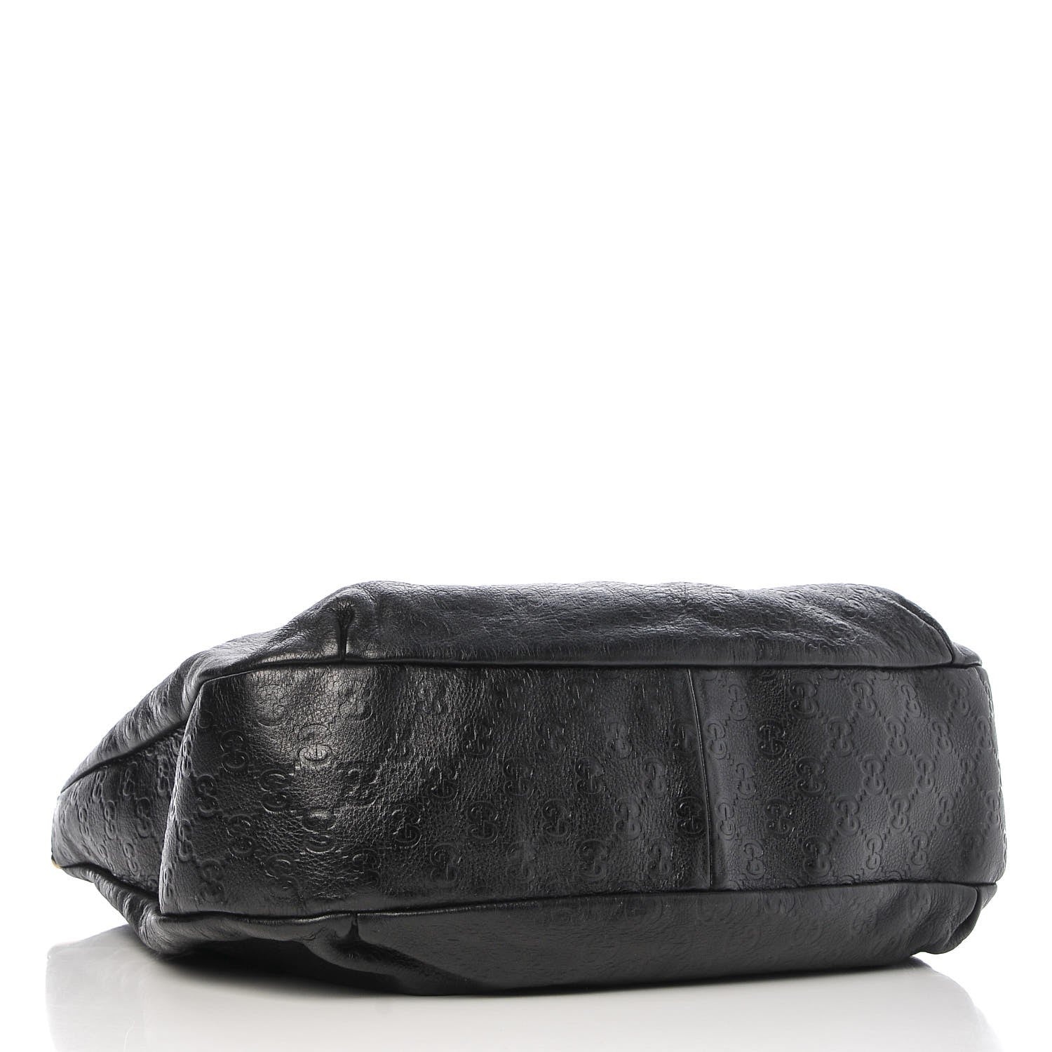 Gucci Guccissima Large New Ladies Web Hobo Black 4 of 9