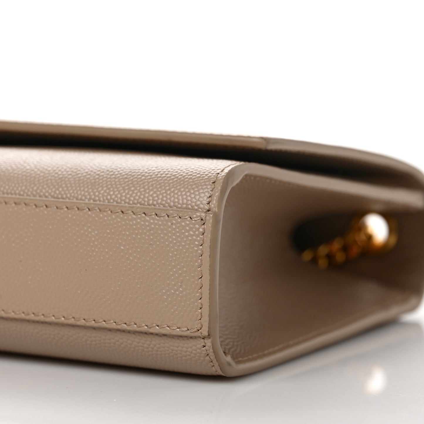 Grain De Poudre Medium Monogram Kate Satchel Dark Beige