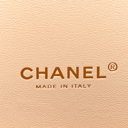 Chanel Caviar Quilted Maxi Double Flap Beige 6 of 10