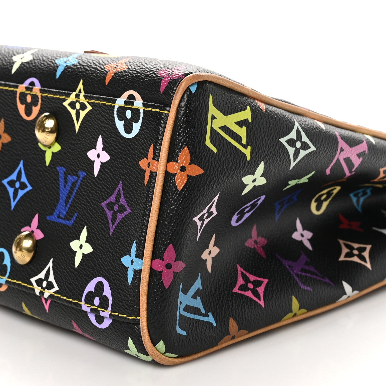 Louis Vuitton Monogram Multicolor Aurelia MM Black 9 of 11