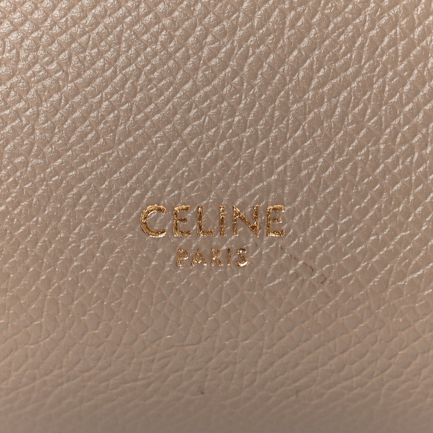 Grained Calfskin Micro Belt Bag Light Taupe