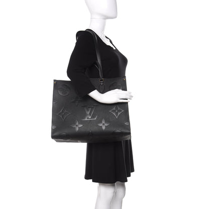 Louis Vuitton Empreinte Monogram Giant Onthego GM Black 2 of 9