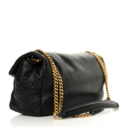 Saint Laurent Grained Lambskin Medium Calypso Black 3 of 11