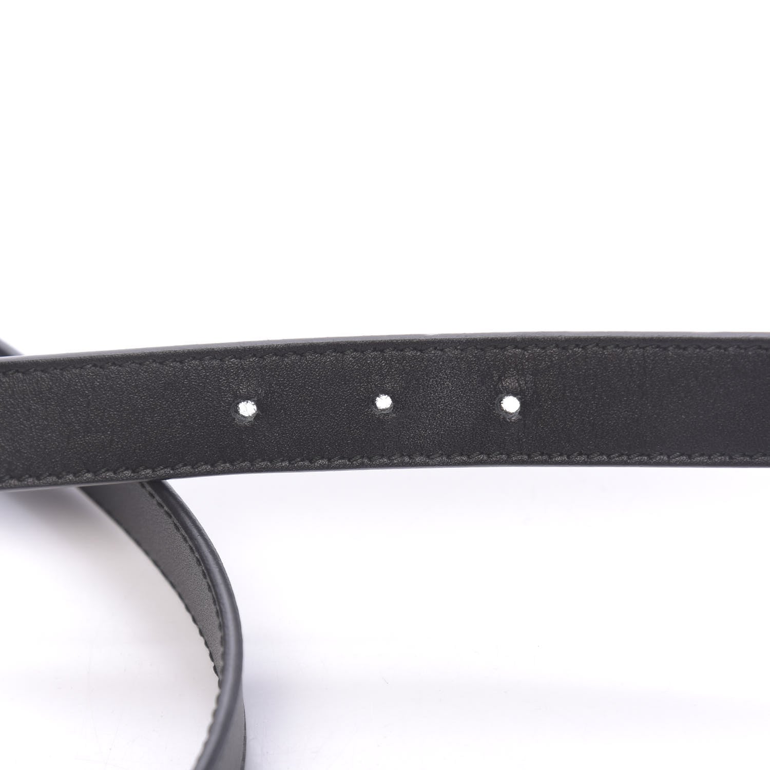 Gucci Calfskin Double G 20mm Belt 85 34 Black 6 of 7