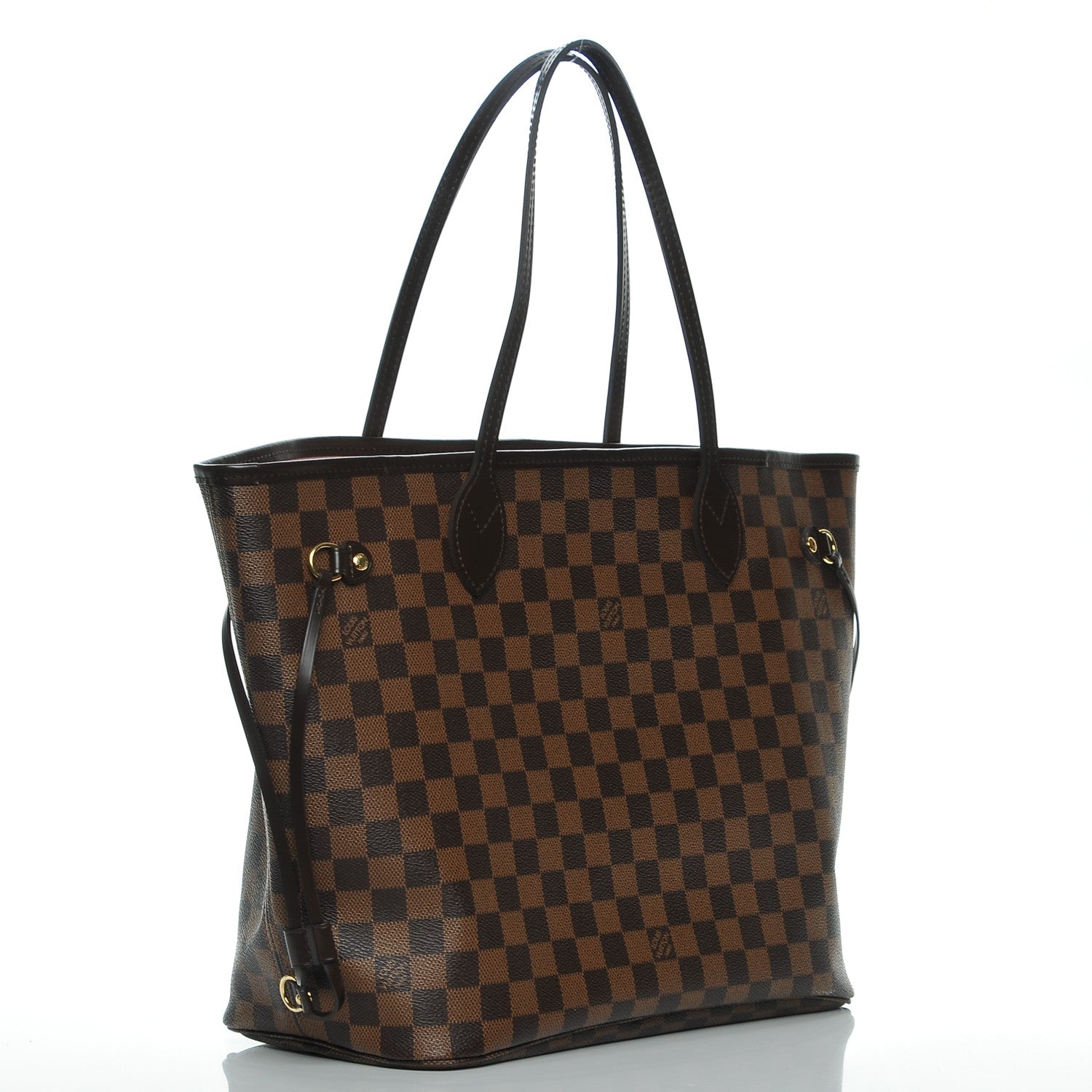 Louis Vuitton Damier Ebene Neo Neverfull MM Rose Ballerine 3 of 7
