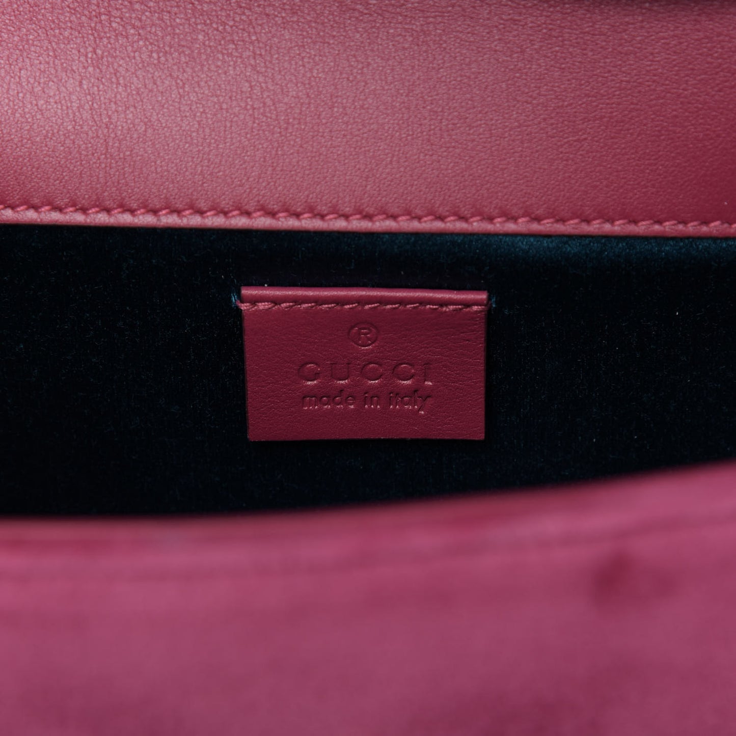 Velvet Crystal Square G Shoulder Bag Light Raspberry Rose