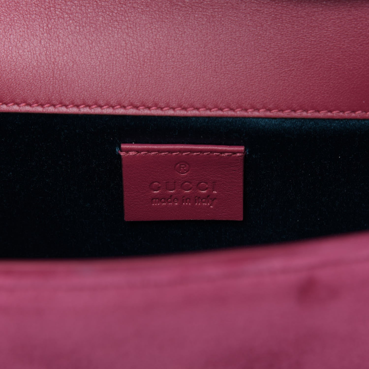 Gucci Velvet Crystal Square G Shoulder Bag Light Raspberry Rose 8 of 13