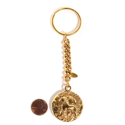 Chanel Lion Keychain Gold 2 of 4