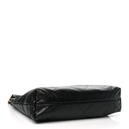 Chanel Shiny Calfskin Quilted Small Chanel 22 Black 5 of 11
