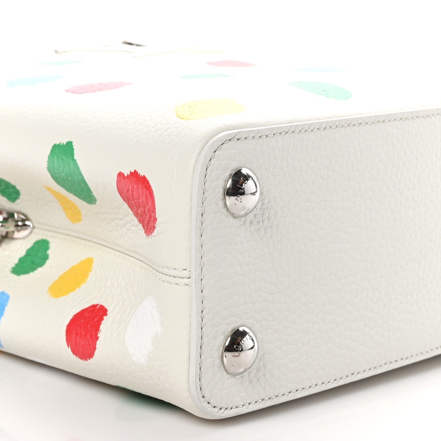Louis Vuitton LV X YK Taurillon Capucines BB White 7 of 8
