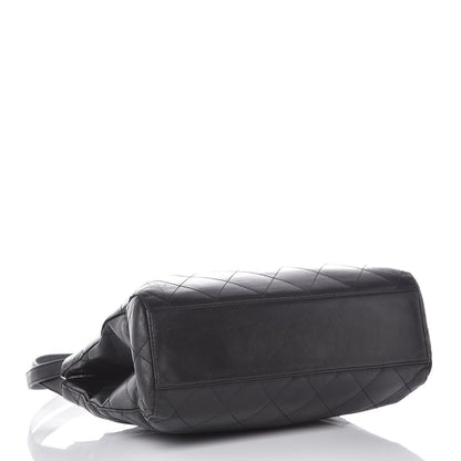 Chanel Lambskin Stitched Shoulder Bag Black 4 of 8