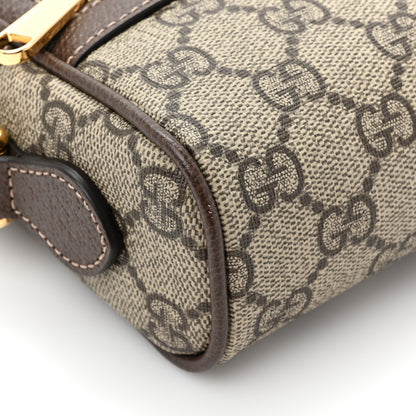 Gucci GG Supreme Monogram Web Mini Ophidia Shoulder Bag Brown 11 of 11