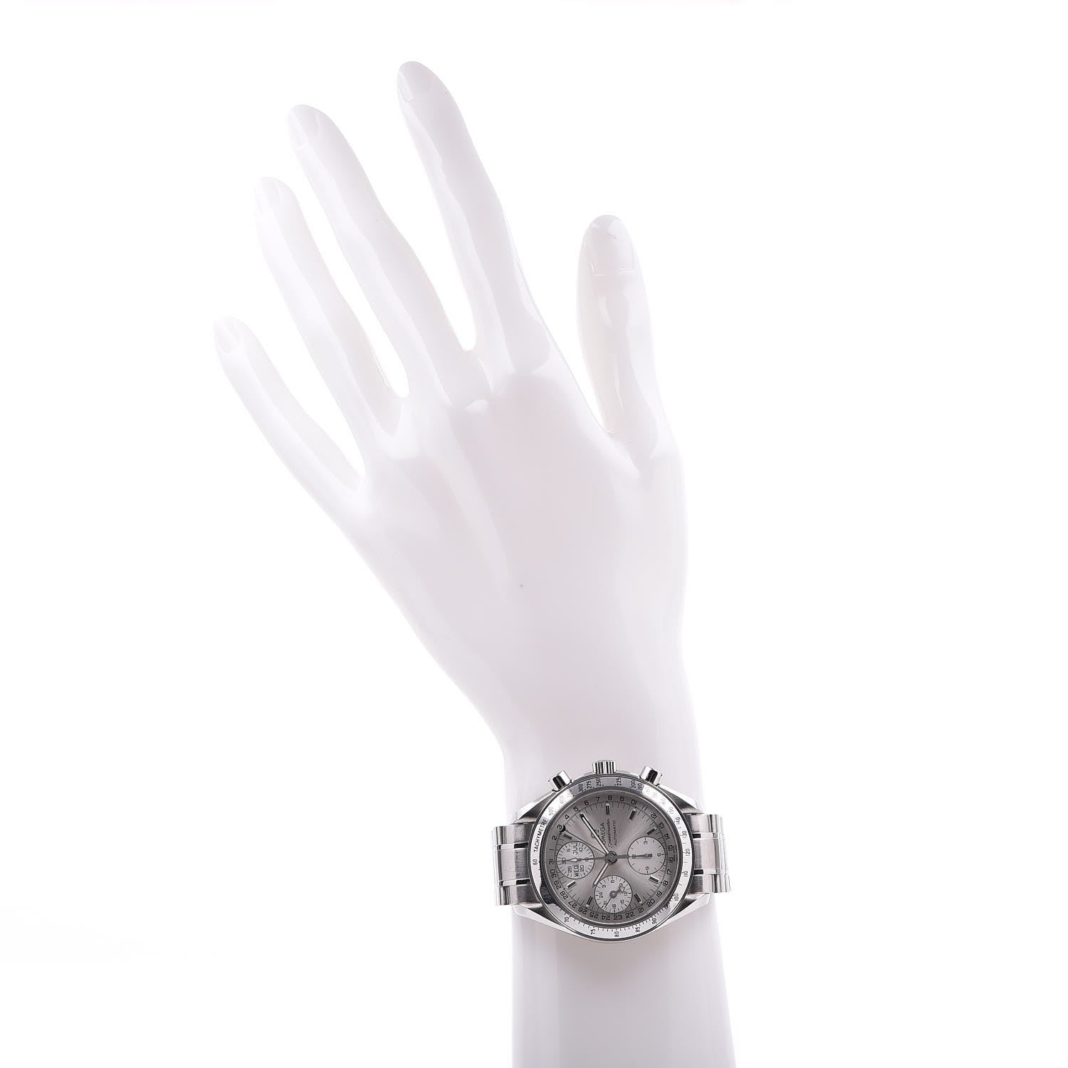 Omega Stainless Steel 38mm Speedmaster Automatic Watch 3525.30.00 2 of 7