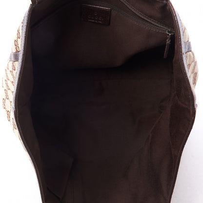 Gucci Monogram Small Abbey Tote Dark Brown 4 of 8