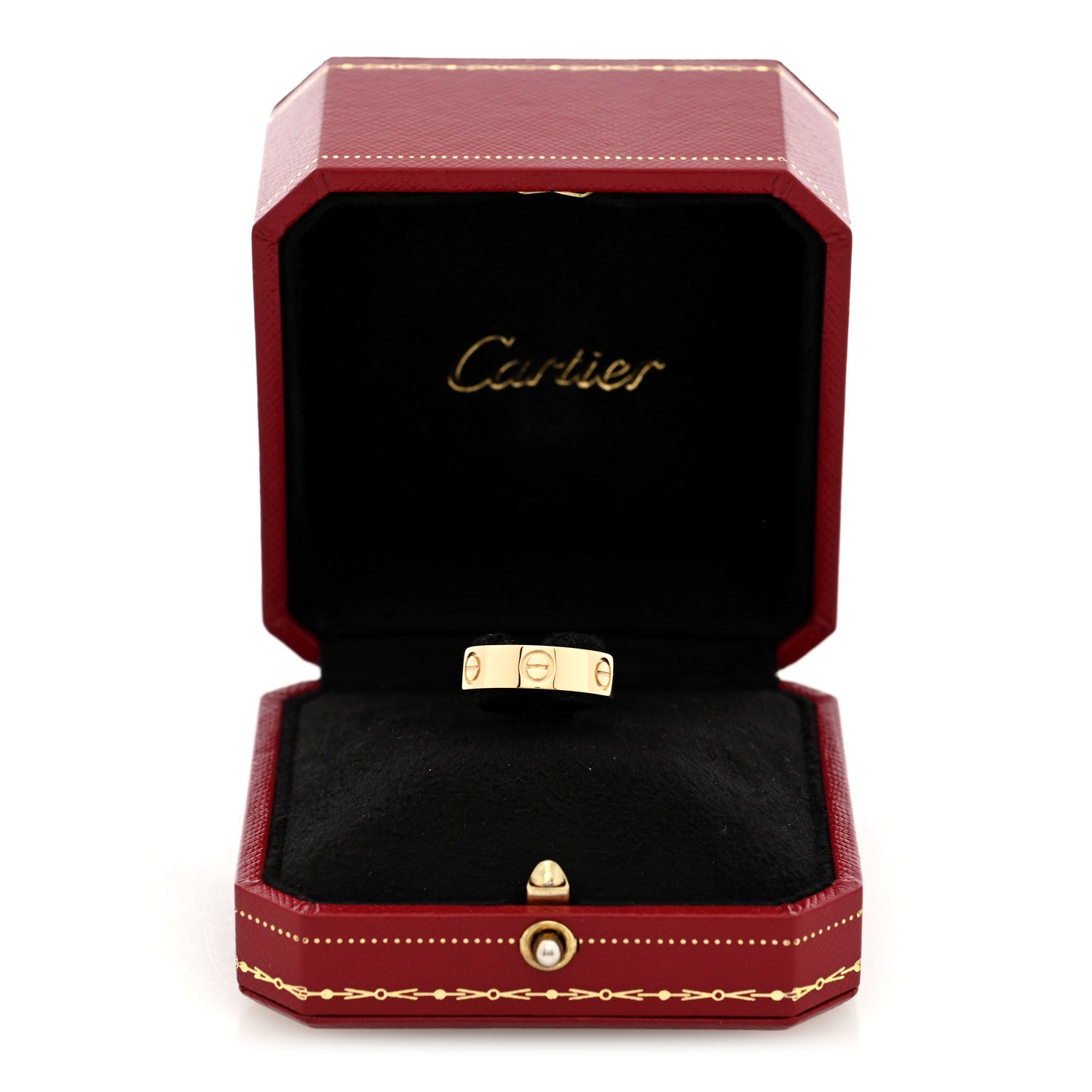 Cartier 18K Yellow Gold 5.5mm LOVE Ring 51 5.75 5 of 5