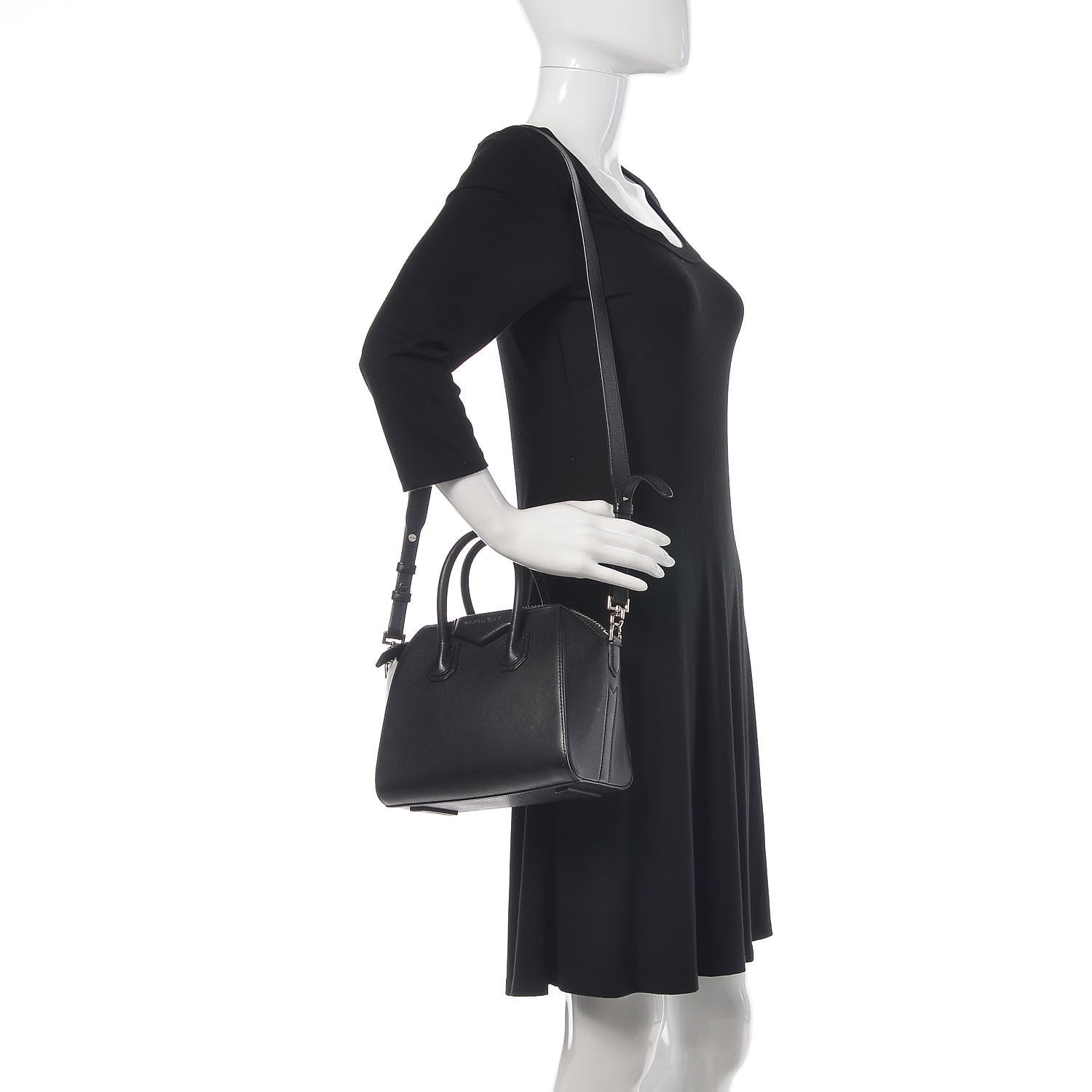 Givenchy Sugar Goatskin Mini Antigona Black 3 of 12
