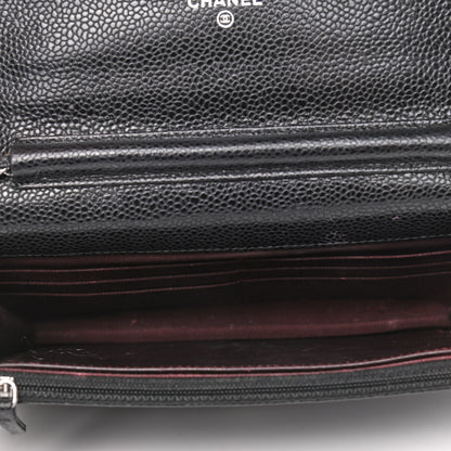 Chanel Caviar Quilted Wallet On Chain WOC Black 4 of 4