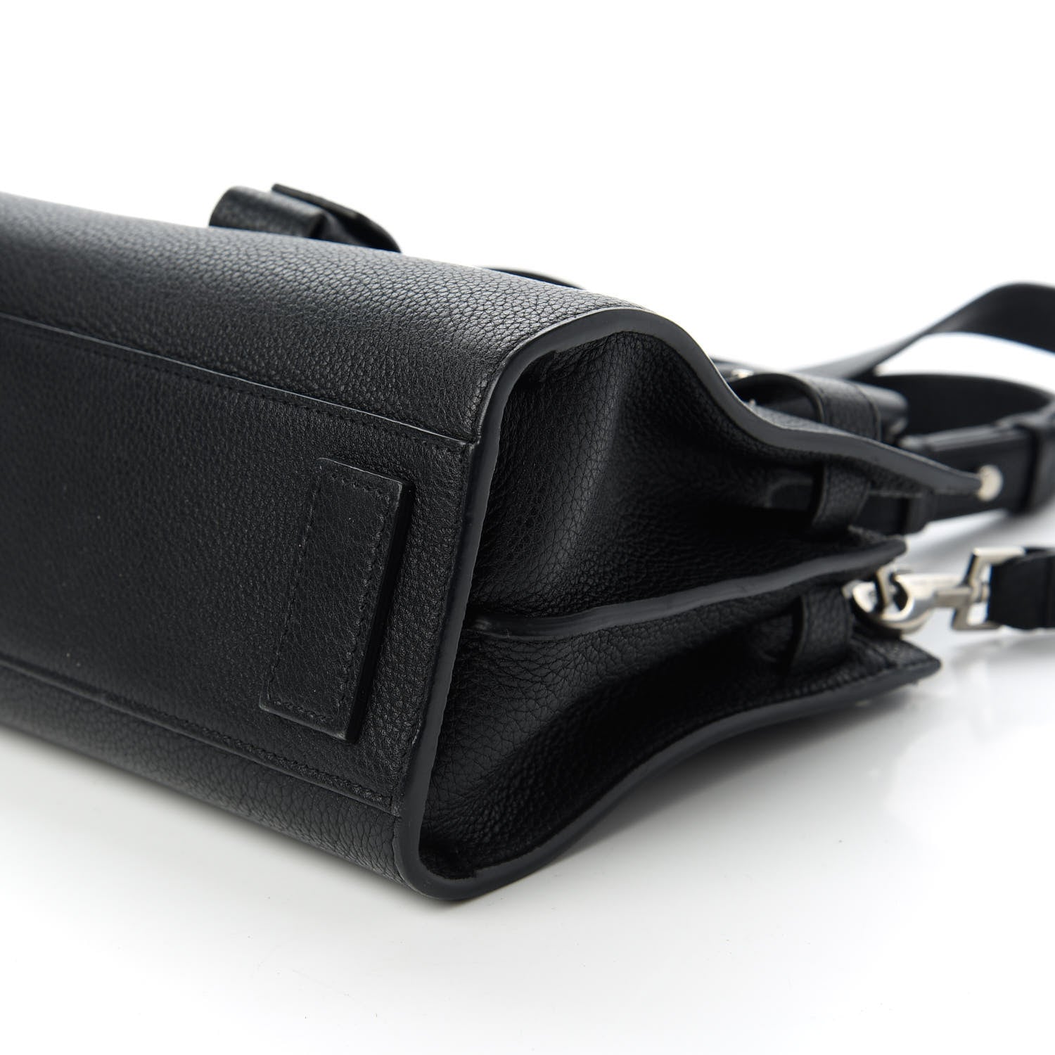 Saint Laurent Grained Calfskin Nano Sac De Jour Souple Black 7 of 10