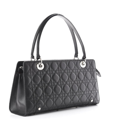 Christian Dior Calfskin Cannage Soft East West Lady Dior Black 3 of 10