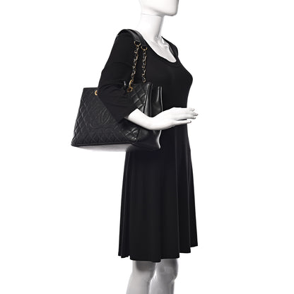 Chanel Caviar Quilted Grand Shopping Tote GST Black 2 of 9