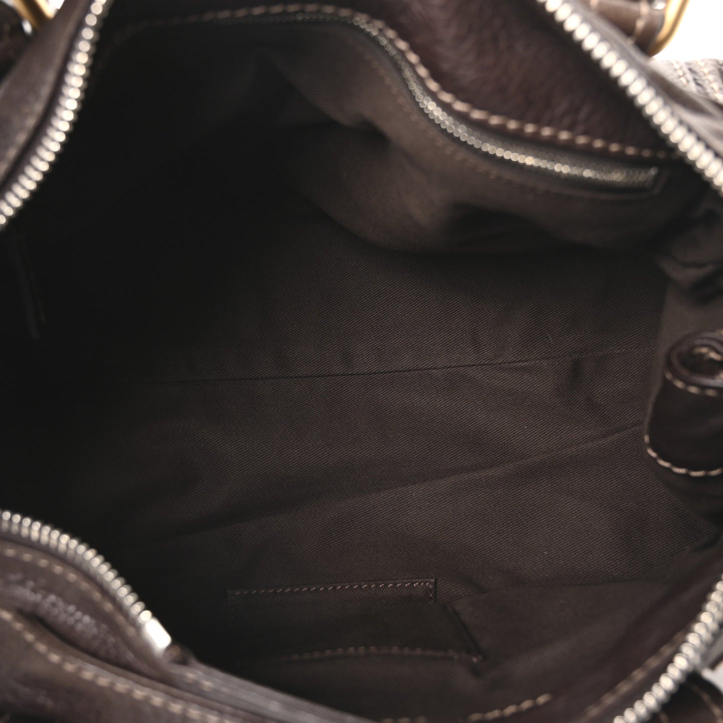 Calfskin Medium Paddington Satchel Brown