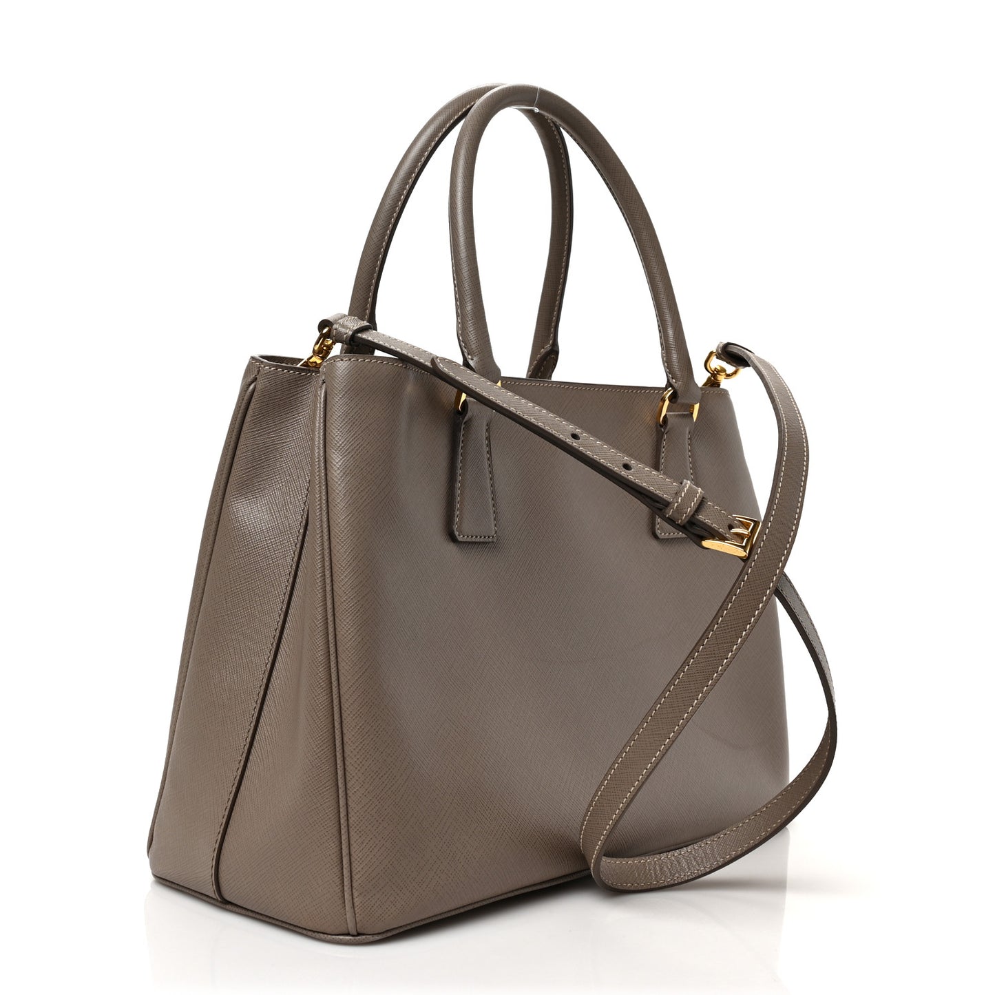 Saffiano Lux Medium Tote Argilla